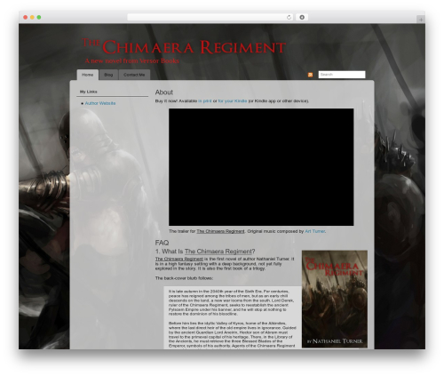 WordPress theme Catalyst - thechimaeraregiment.com