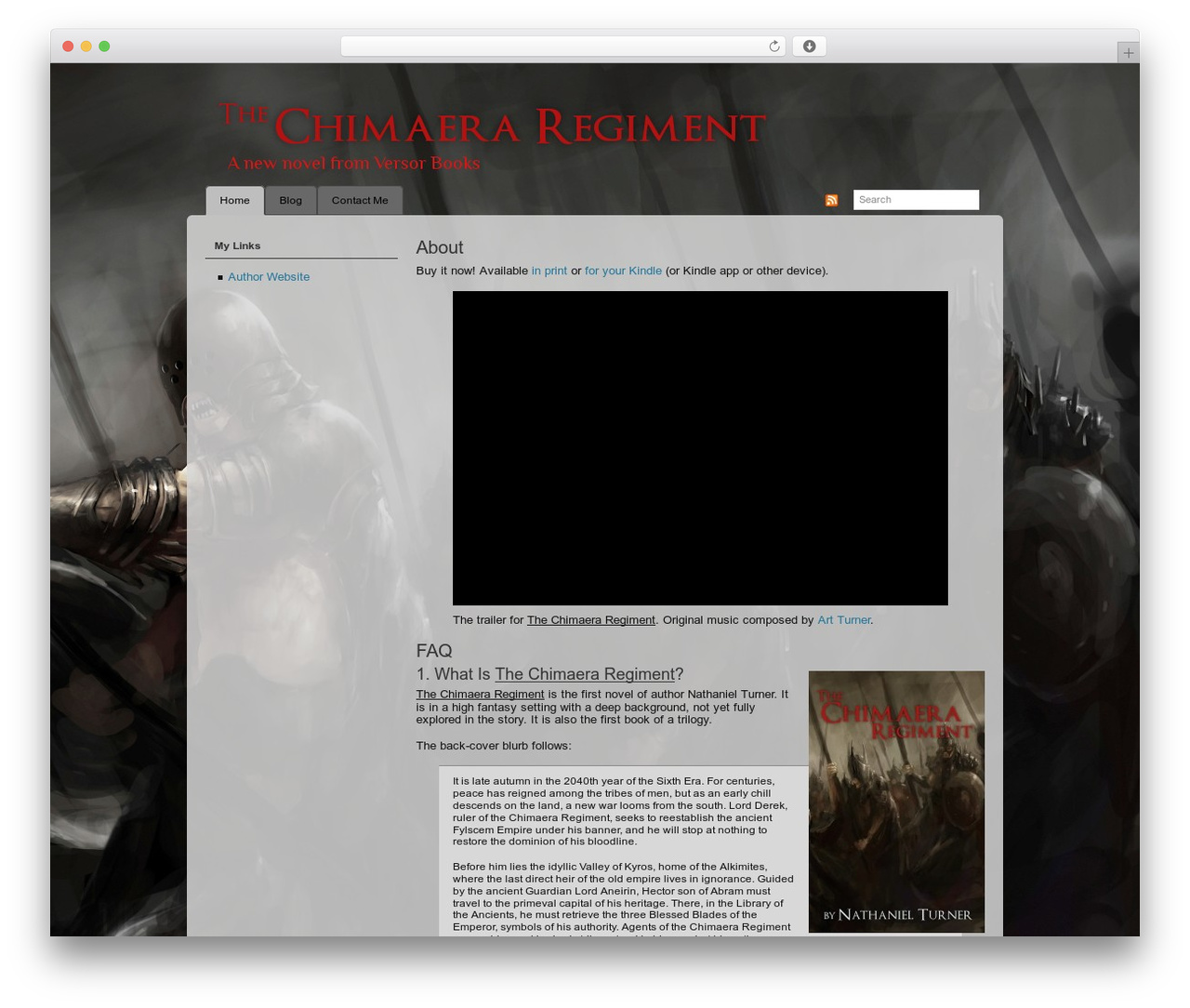 WordPress theme Catalyst - thechimaeraregiment.com