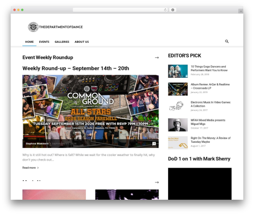 Td woo WordPress plugin - thedepartmentofdance.com