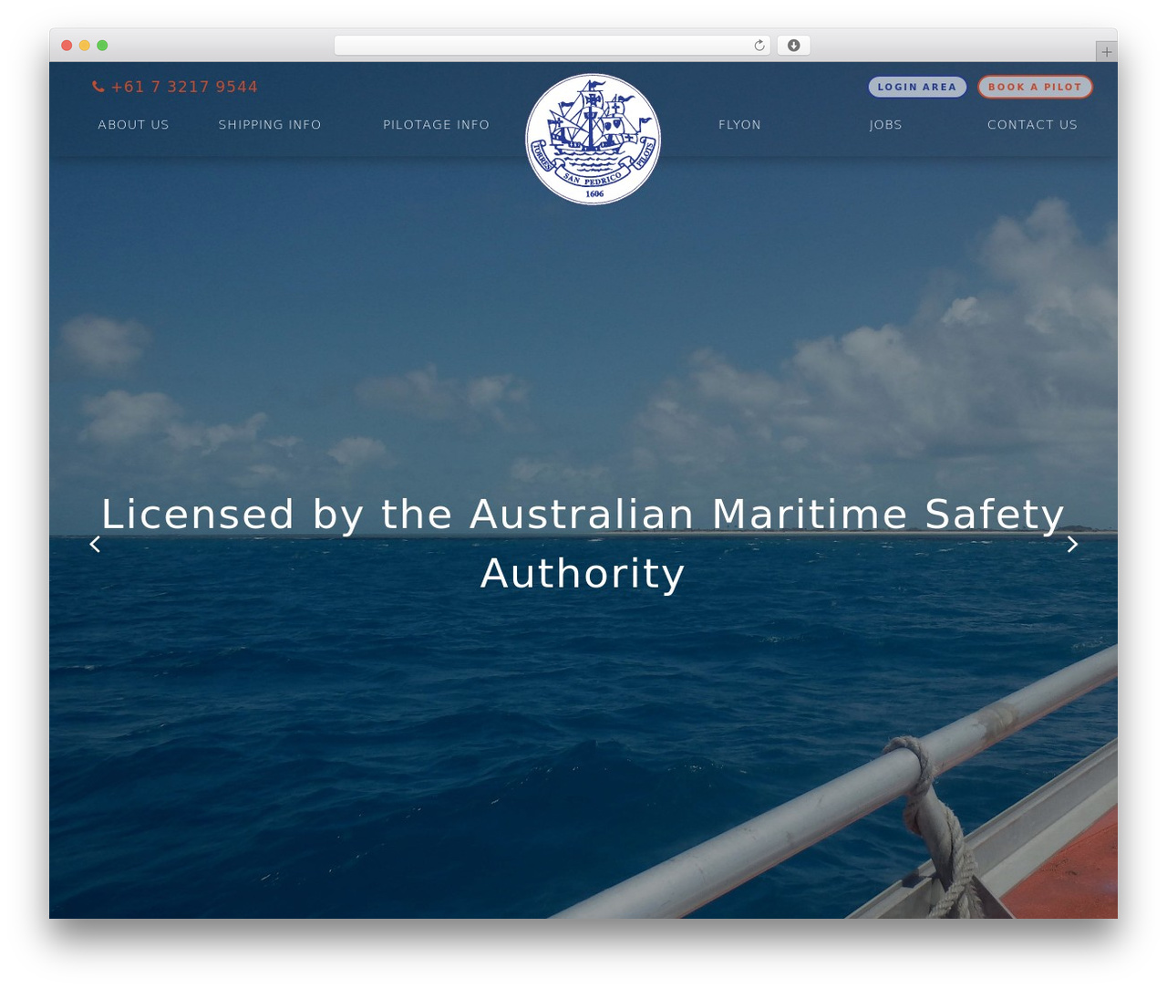 WordPress theme Roscoe - torrespilots.com.au