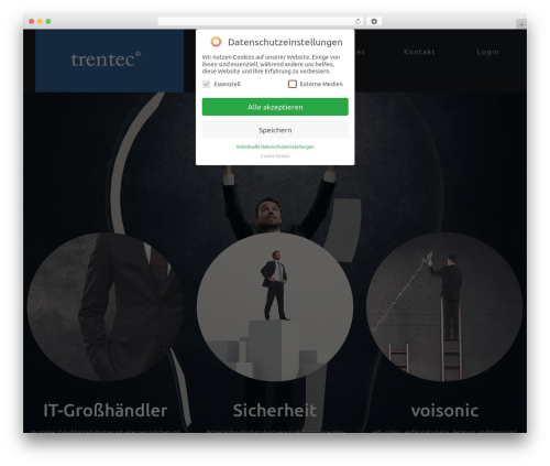 WordPress website theme cherry - trentec.de