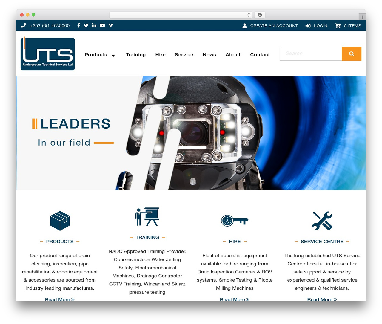 uts WordPress theme - utsltd.ie