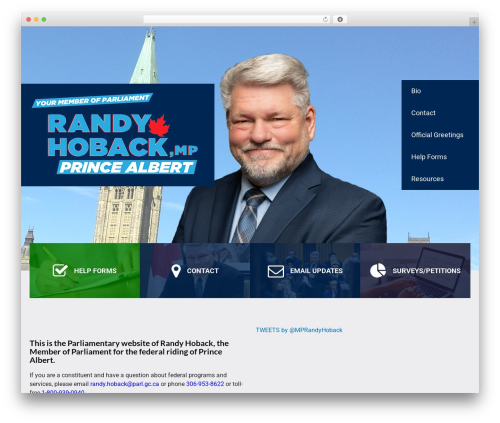 WordPress theme FrontRunner - mprandyhoback.ca