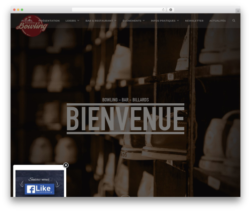 Bite theme WordPress - sensationsbowling.com