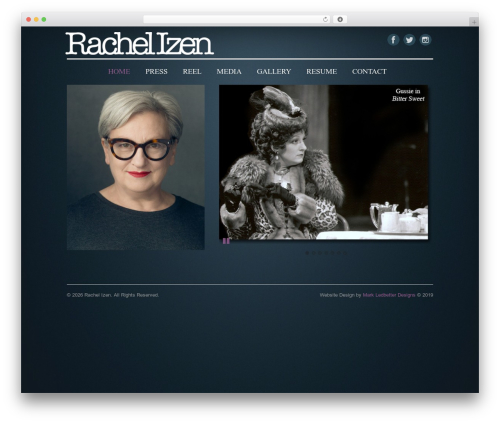 Canvas WordPress theme design - rachelizen.com