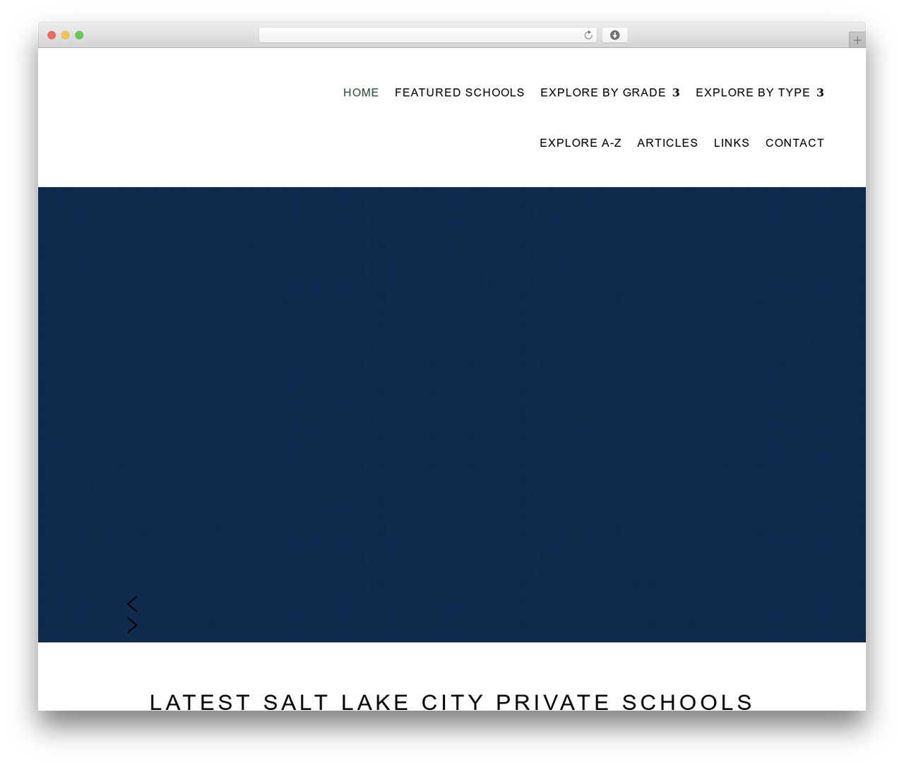 Divi theme WordPress - saltlakecityprivateschools.com