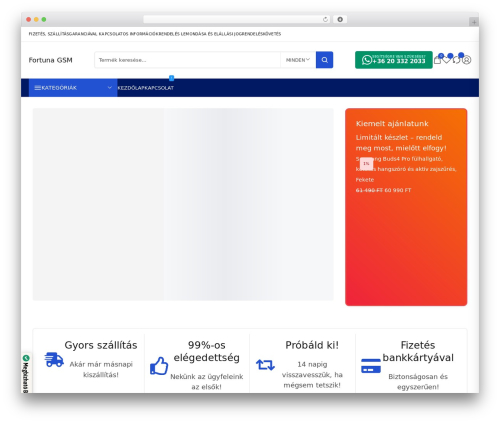 Theme WordPress Electron - www.fortunagsm.hu