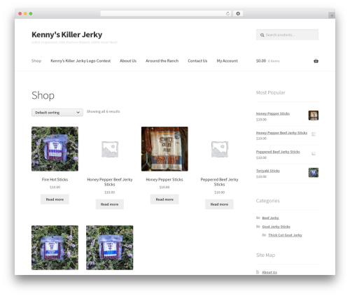 Storefront Product Pagination (storefront-product-pagination) free WordPress plugin - kennyskillerjerky.com