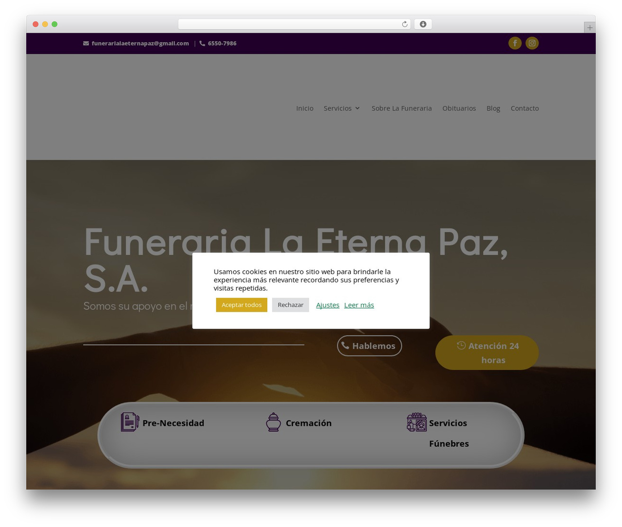 Theme WordPress Divi - funerarialaeternapaz.com Theme WordPress Divi - funerarialaeternapaz.com