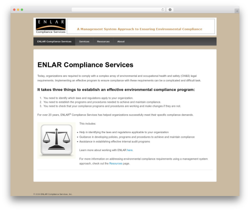 WordPress theme Responsive Pro - enlar.com