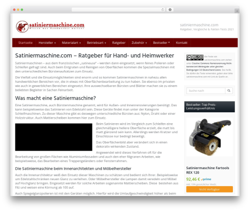 Affiliatetheme amazon WordPress plugin - satiniermaschine.com