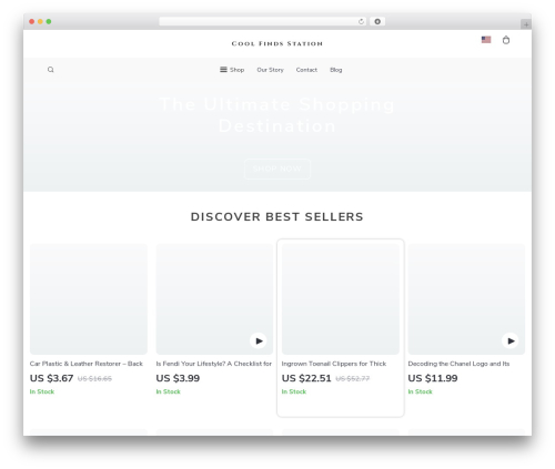 Botticelli WordPress store theme - admiralle.com