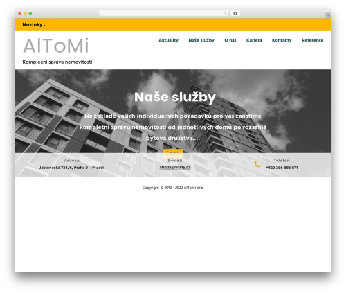Builderio WordPress theme - altomi.cz