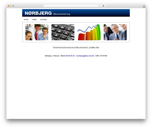 Certa WordPress theme - noerbjerg.com