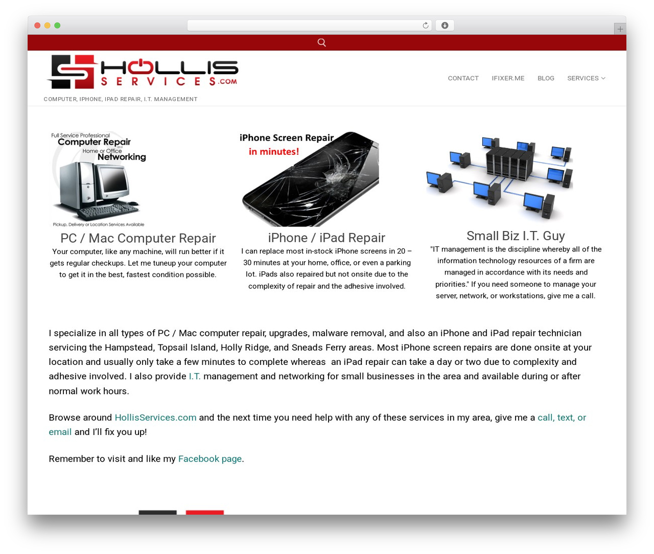 Customify WordPress theme - hollisservices.com Customify WordPress theme - hollisservices.com