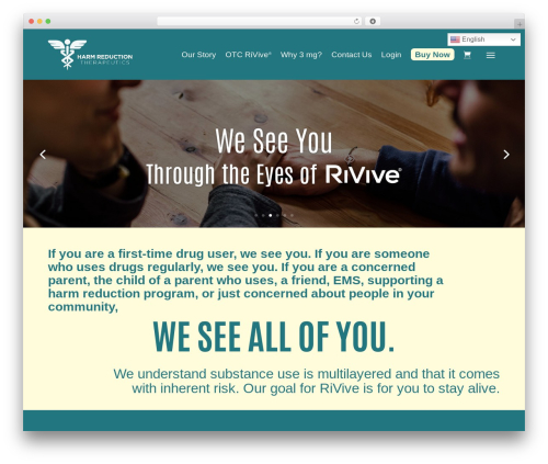 Divi theme WordPress - harmreductiontherapeutics.org