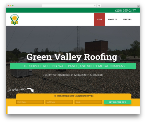 Divi WordPress theme - gvroofing.com