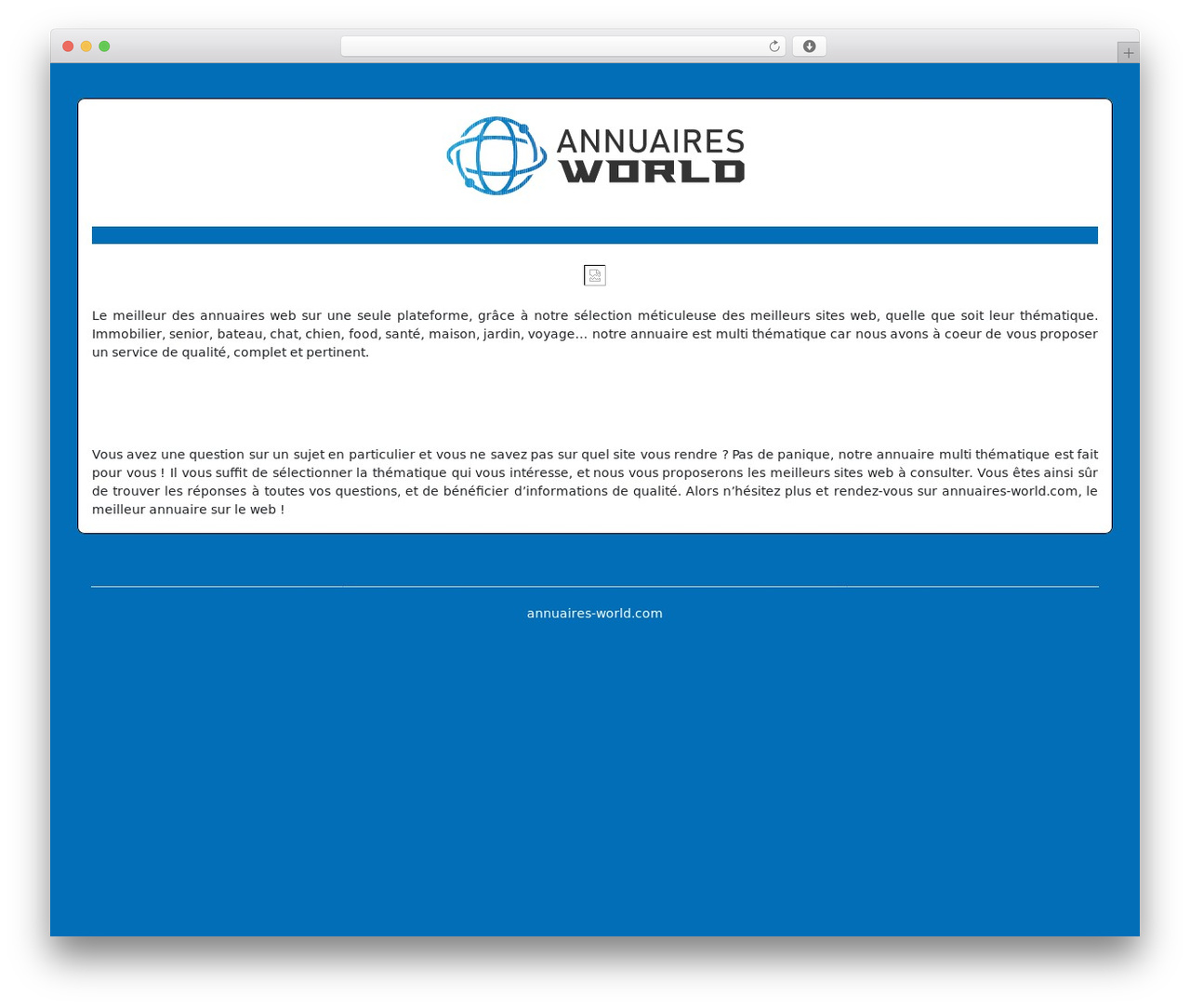 generic-site WordPress theme - annuaires-world.com