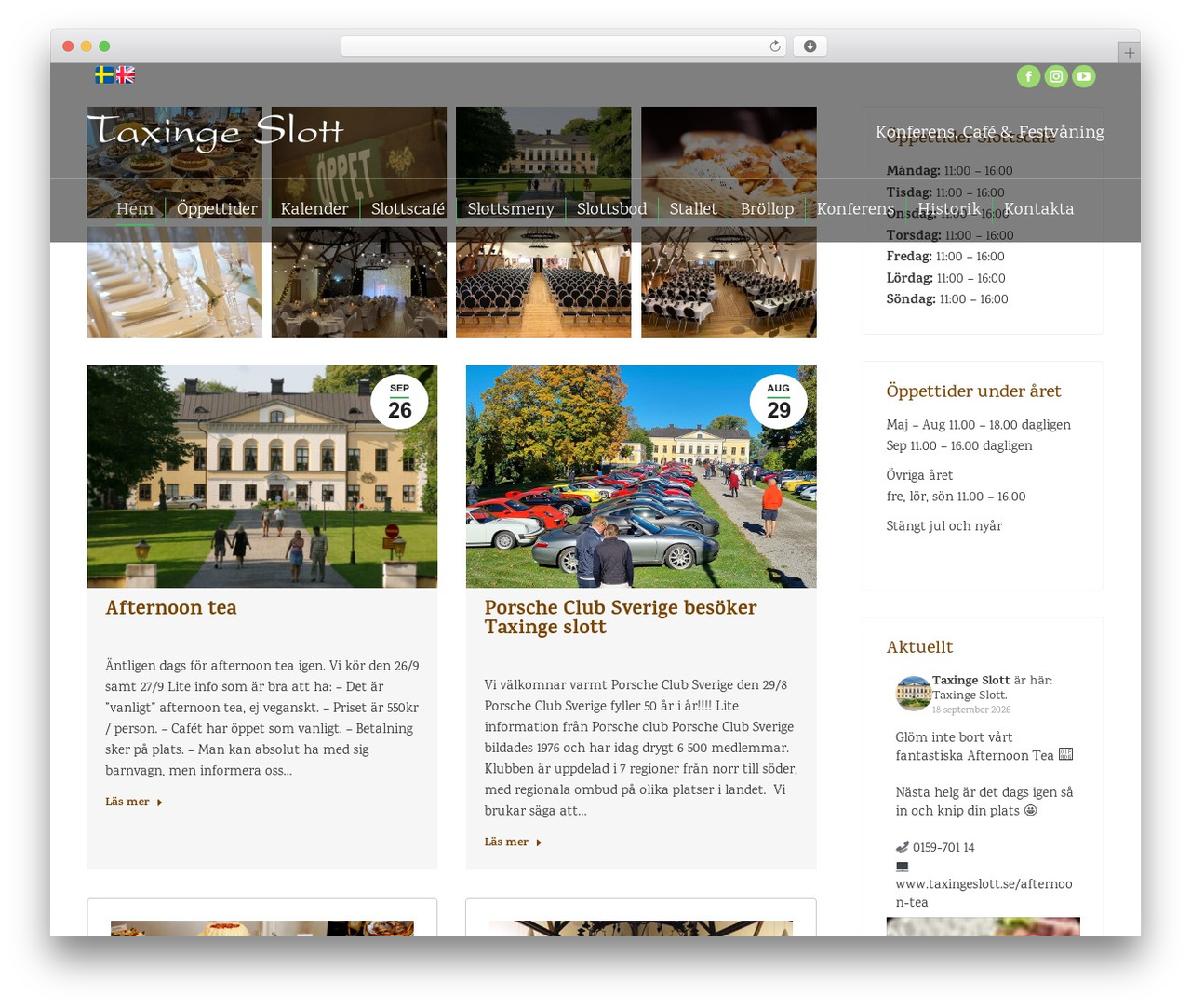 The7 Classic WordPress theme design - taxingeslott.se