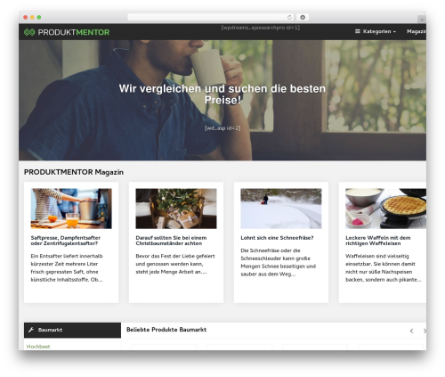 Affiliatetheme amazon WordPress plugin - produktmentor.com