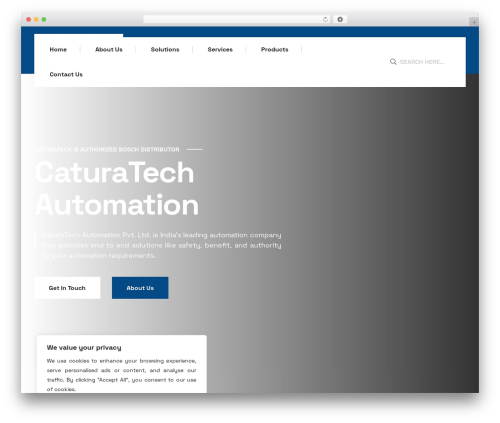 Theme WordPress Sectox - caturatech.in
