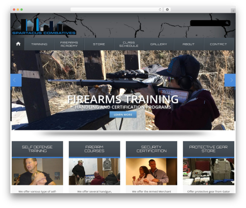 WordPress theme cherry - spartacuscombatives.com