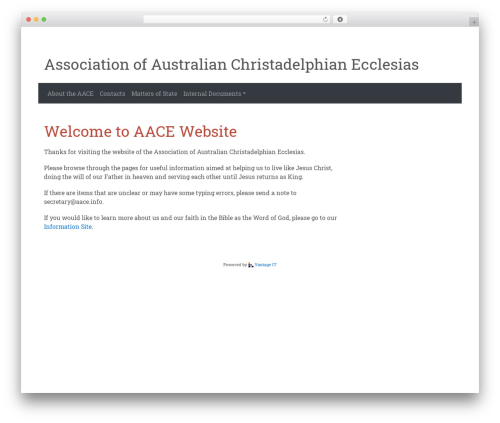 WordPress theme devdmbootstrap4 - aace.info