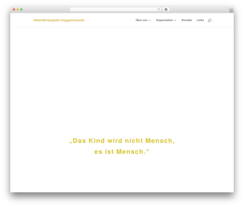 WordPress theme Divi - waldorfkindergarten-deggenhausertal.de