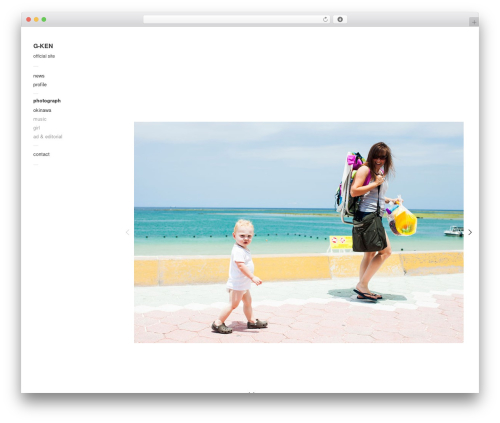 WordPress theme Touchfolio - estudio-gken.com