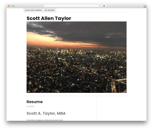 Modules WordPress plugin - scottallentaylor.com