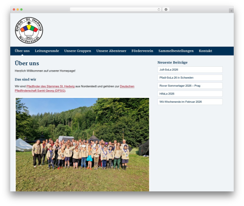 DPSG | Wordpress | 2.4 theme WordPress - dpsg-norderstedt.de