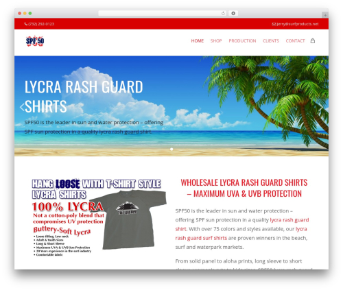 Engage best WordPress theme - spf50surf.com