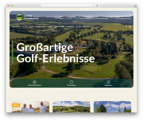 Double opt in WordPress plugin - golfclub-schmallenberg.de