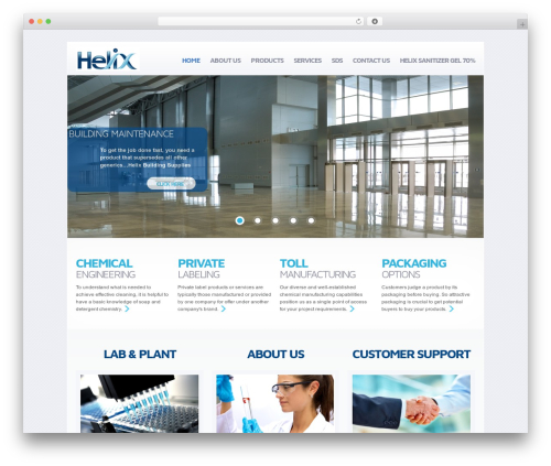 WordPress Theme Number theme WordPress - helixindustries.com