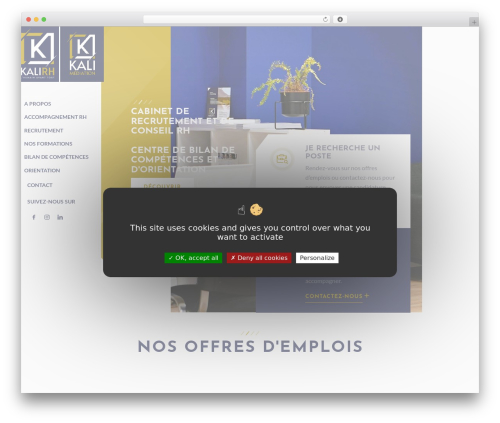 WordPress theme Thème Wordpress - kalirh.com WordPress theme Thème Wordpress - kalirh.com