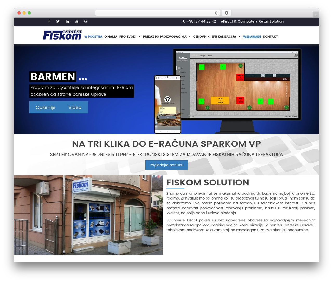 ATEC WP Theme theme WordPress - fiskom.rs