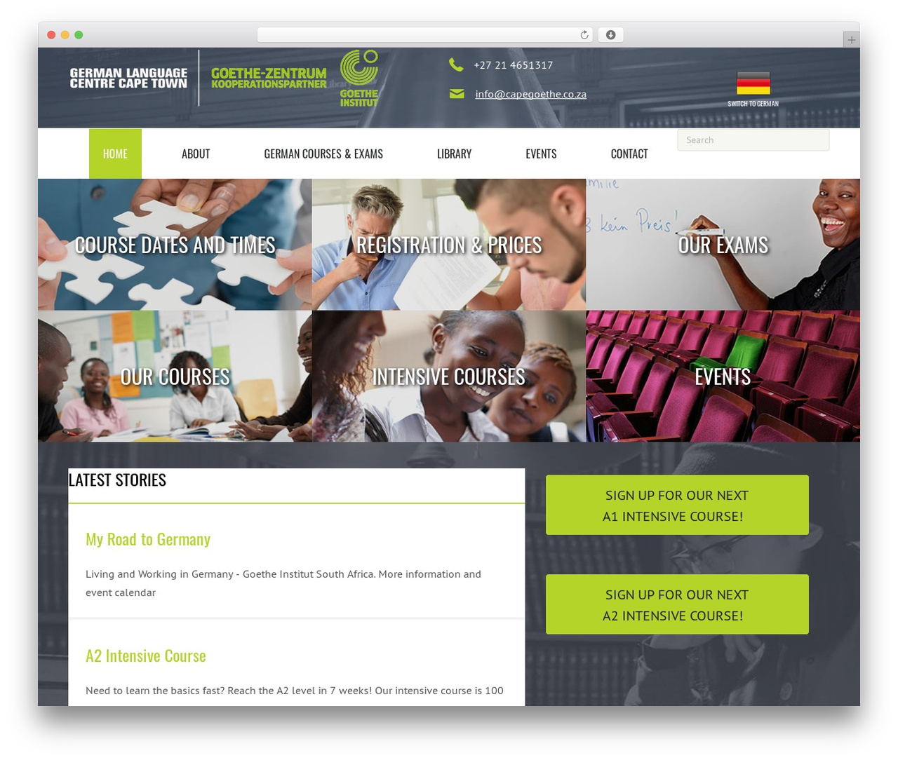 Beaver Builder Theme theme WordPress - goethezentrum-capetown.co.za