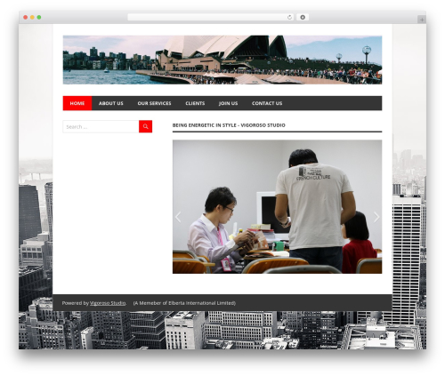Beetle WordPress theme - vigorosostudio.com