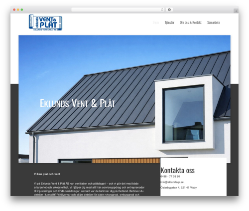 WordPress theme Beaver Builder Theme - eklundsvp.se