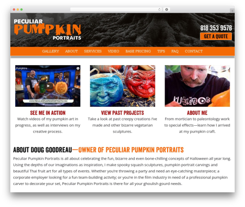 WordPress theme Division - peculiarpumpkinportraits.com