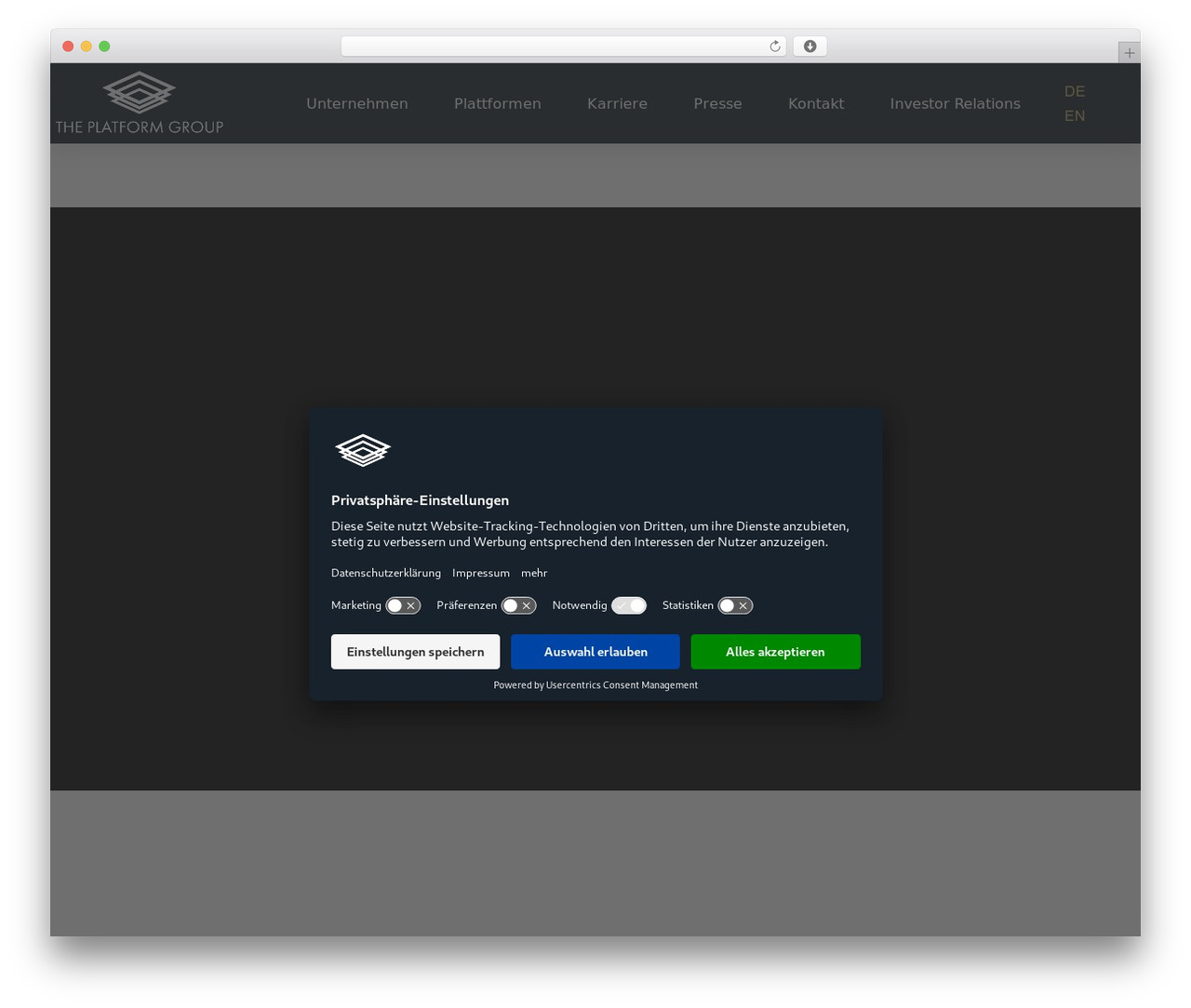 WordPress theme Hello Elementor - the-platform-group.com
