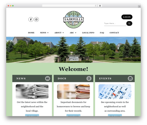 Best WordPress theme Thrive Theme Builder - fairhillshoa.com