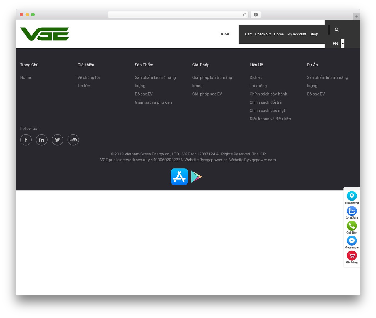 DEV Wordpress theme WordPress - vgepower.com