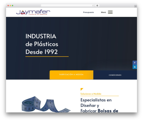 Divi theme WordPress - jaymafer.com