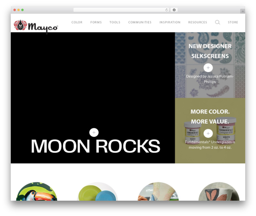 MAYCO theme WordPress - maycocolors.com