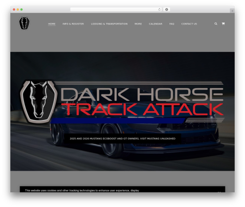 Modules WordPress theme - darkhorsetrackattack.com