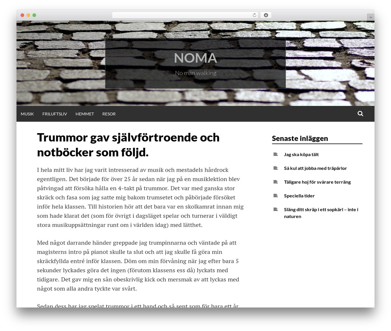 Simone WordPress theme - noma.nu Simone WordPress theme - noma.nu