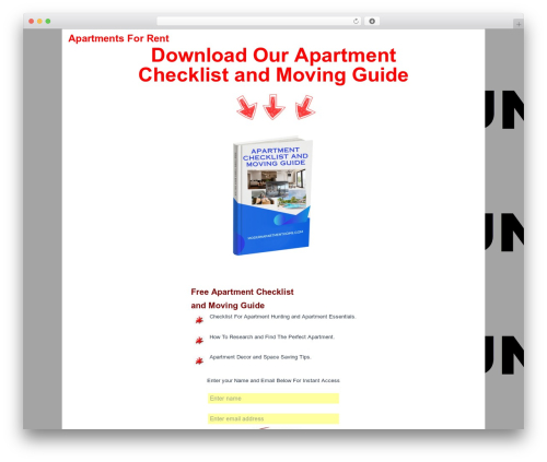 SimpleMobile theme WordPress - modernapartmenthome.com