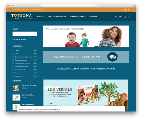 Theme WordPress Shopkeeper - totsona.com
