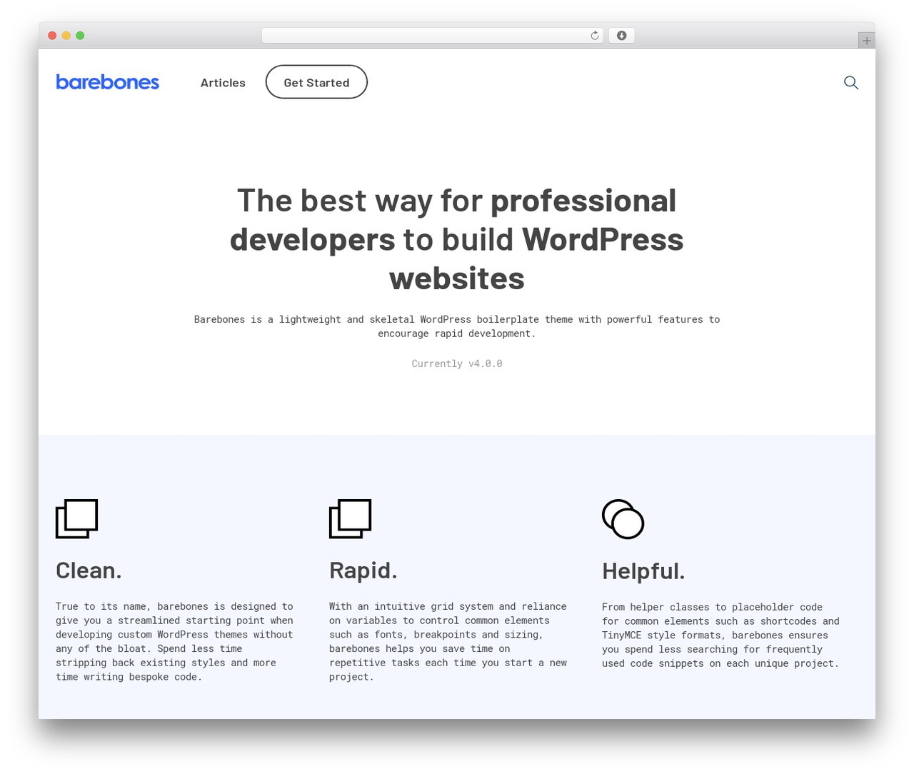 WordPress theme Barebones - barebones.dev WordPress theme Barebones - barebones.dev